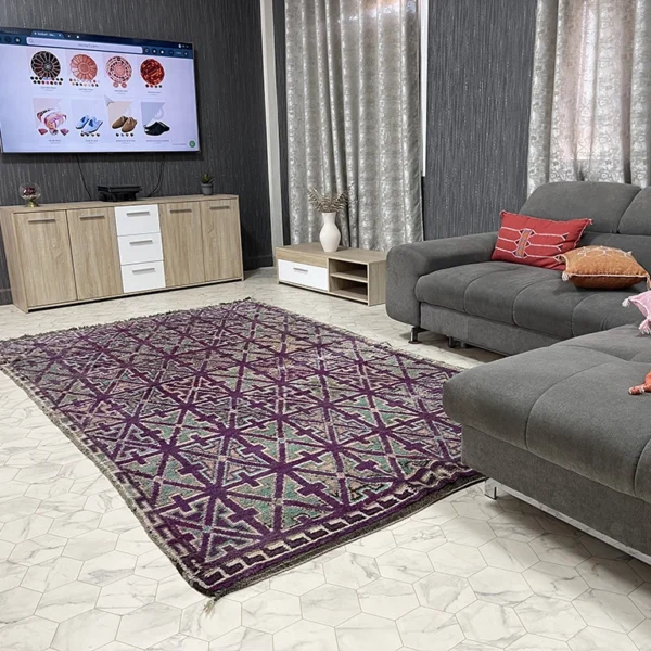 Anzal Purple moroccan rugs